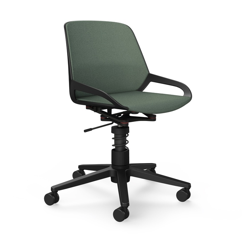 Image of Office swivel chair Aeris Numo Task without armrests, Light green/Black, New, Ergonomic chair - ideal for flexible working