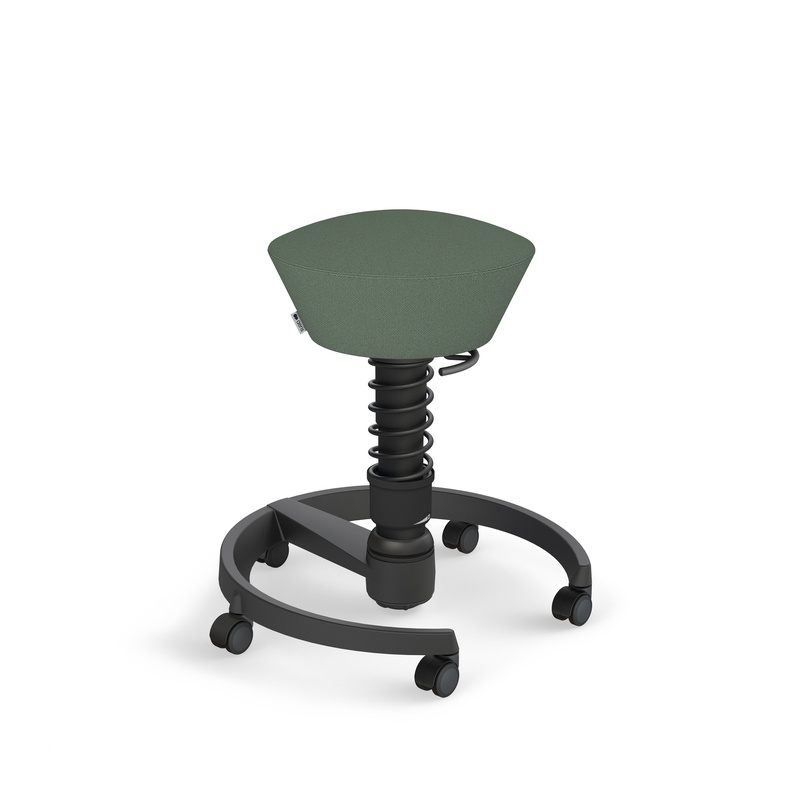 Image of Aeris Swopper office stool Light green/Black, New, Dynamic sitting - ideal for healthy sitting