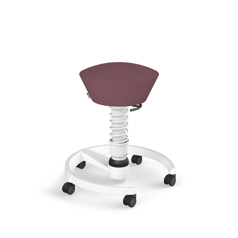Image of Aeris Swopper office stool Light violet/White, New, Dynamic sitting - ideal for healthy sitting
