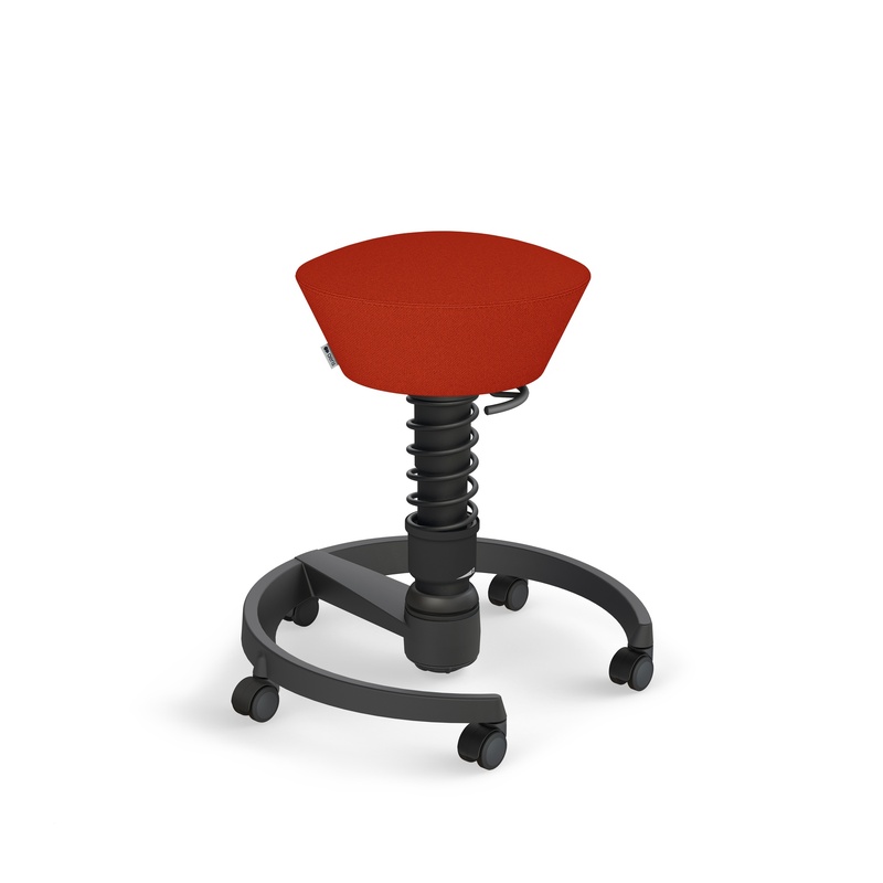 Image of Aeris Swopper office stool Orange/Black, New, Dynamic sitting - ideal for healthy sitting
