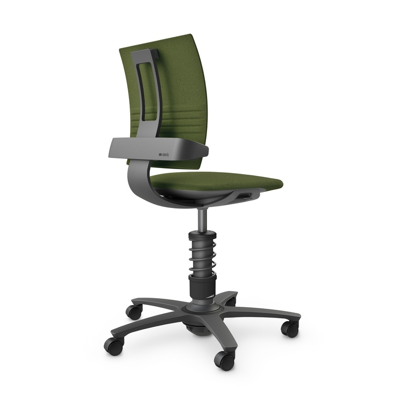 Image of nv without armrests, Green/Black, New, Ergonomic chair - ideal for flexible working