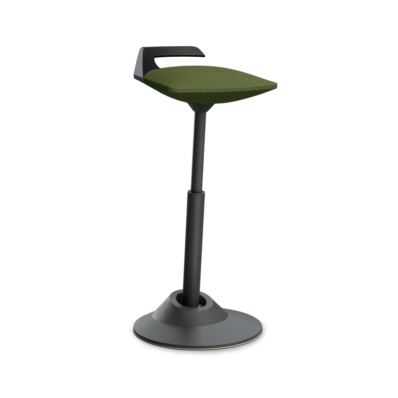 Image of Aeris Muvman high stool Green/Black, New, Dynamic sitting - ideal for healthy sitting