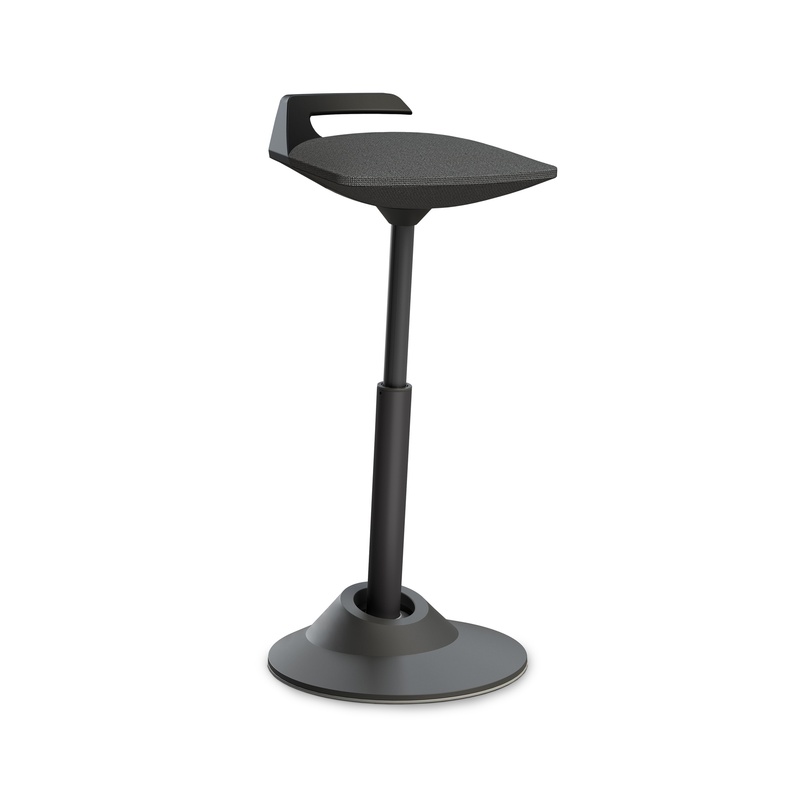 Image of Aeris Muvman high stool Gray/Black, New, Dynamic sitting - ideal for healthy sitting