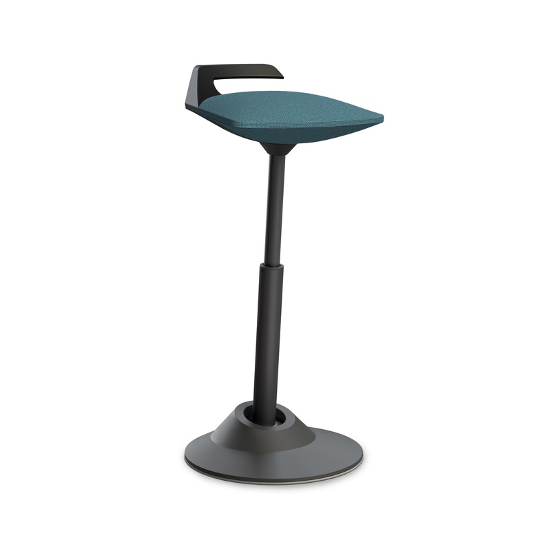 Image of Aeris Muvman high stool Blue/Black, New, Dynamic sitting - ideal for healthy sitting