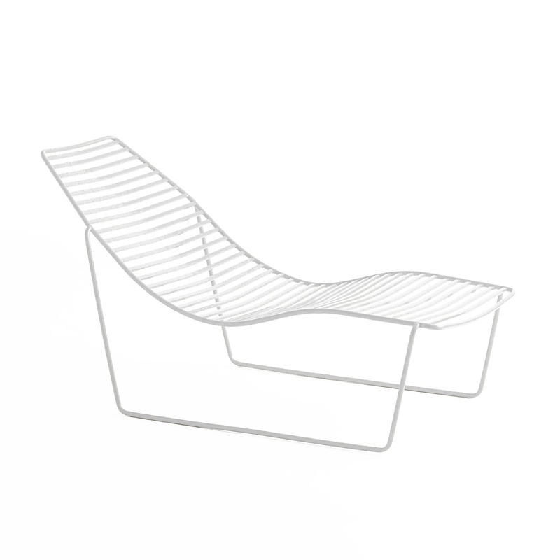 Image of Garden lounger Gaber link 71.0 x 82.0 x 153.0 cm, White, New