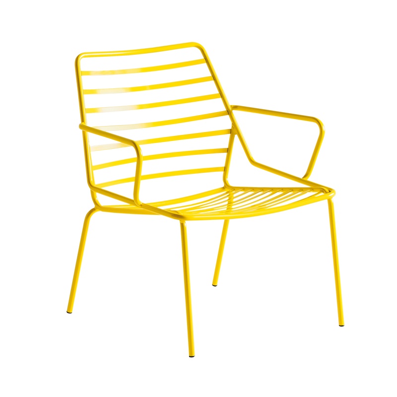 Image of Garden armchair Gaber link 65.0 x 76.0 x 61.0 cm, Yellow, New