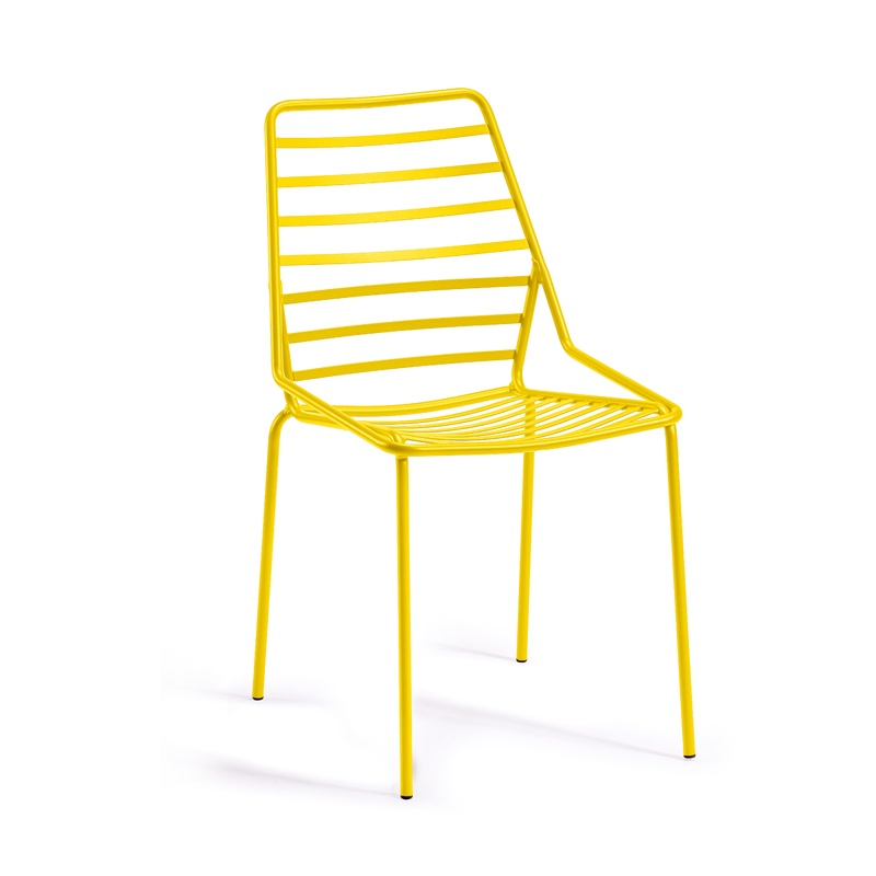 Image of Garden chair Gaber link 48.0 x 86.0 x 57.0 cm, Yellow, New