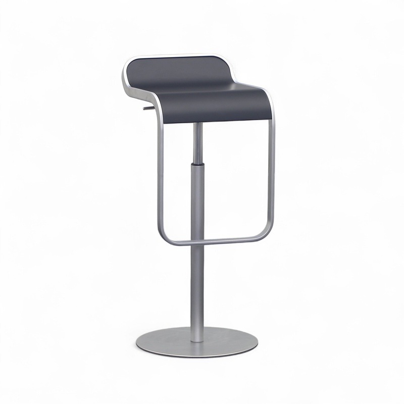 Image of LEM Bar stool Lapalma, Black/Silver gray, Good, Bar stool - Practical & comfortable
