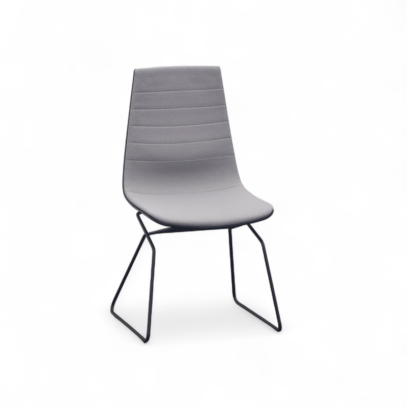 Image of Aeris Linu conference chair Gray/Black without armrests, Very good - Comfortable seating