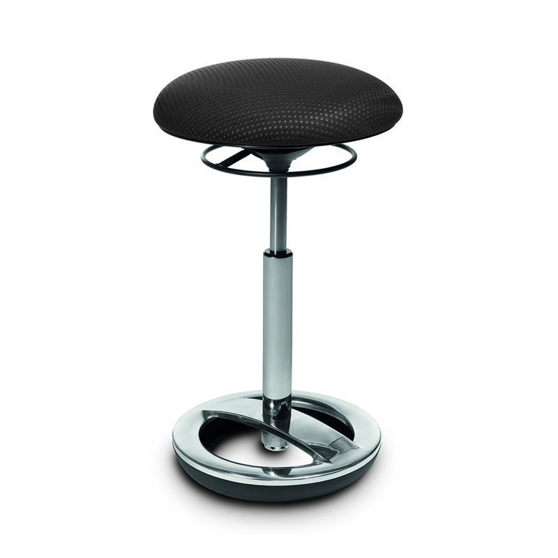Image of Office stool Topstar Sitness Black/Chrome-plated, New, Dynamic sitting - ideal for healthy sitting