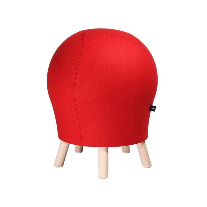 Office stool Topstar Sitness, Red/Natural , New, Ergonomic - ideal for flexible workstations