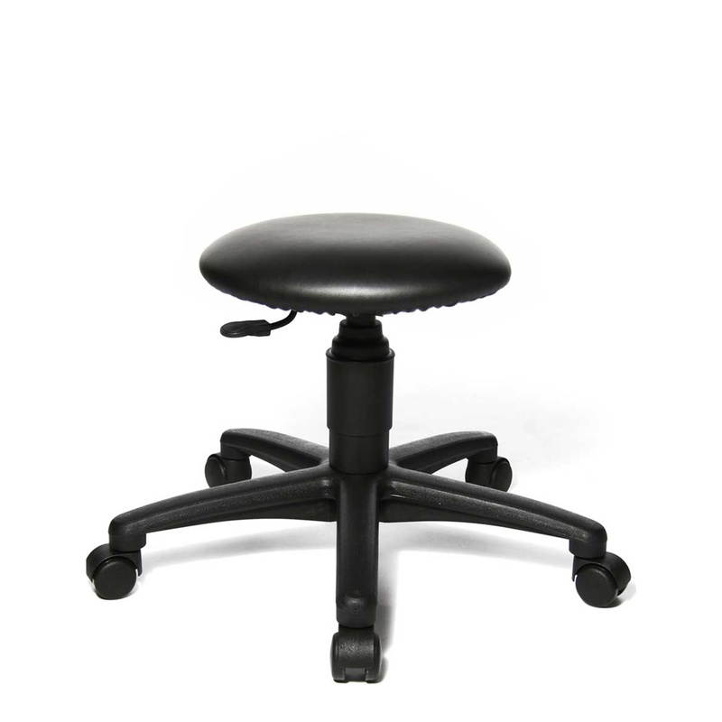Image of Office stool Topstar Tec 60 Black/Black, New, Dynamic sitting - ideal for healthy sitting