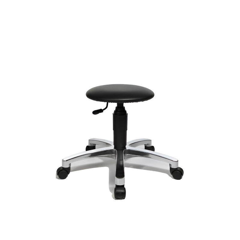 Image of Office stool Topstar Tec Black/Chrome-plated, New, Dynamic sitting - ideal for healthy sitting