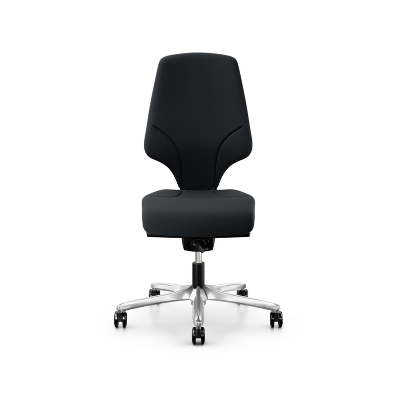 Image of Office swivel chair Giroflex 64-3578 without armrests, Black/Chrome-plated, New, Ergonomic chair - ideal for flexible working