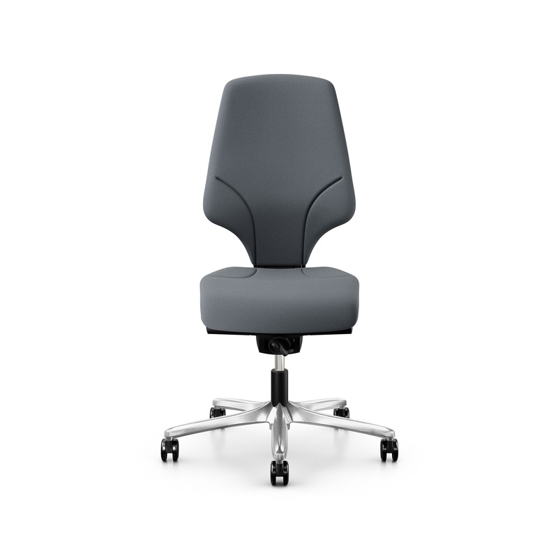 Image of Office swivel chair Giroflex 64-3578 without armrests, Gray/Chrome-plated, New, Ergonomic chair - ideal for flexible working