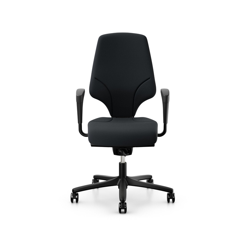 Image of Office swivel chair Giroflex 64-3578 with 1D armrests, Black/Black, New, Ergonomic chair - ideal for flexible working