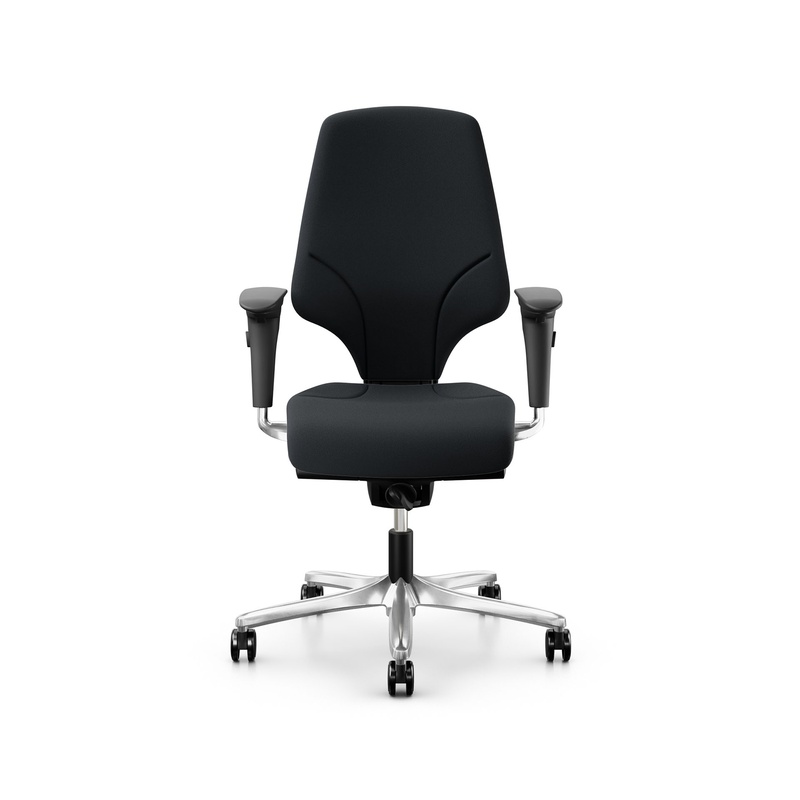 Image of Office swivel chair Giroflex 64-3578 with 4D armrests, Black/Chrome-plated, New, Ergonomic chair - ideal for flexible working