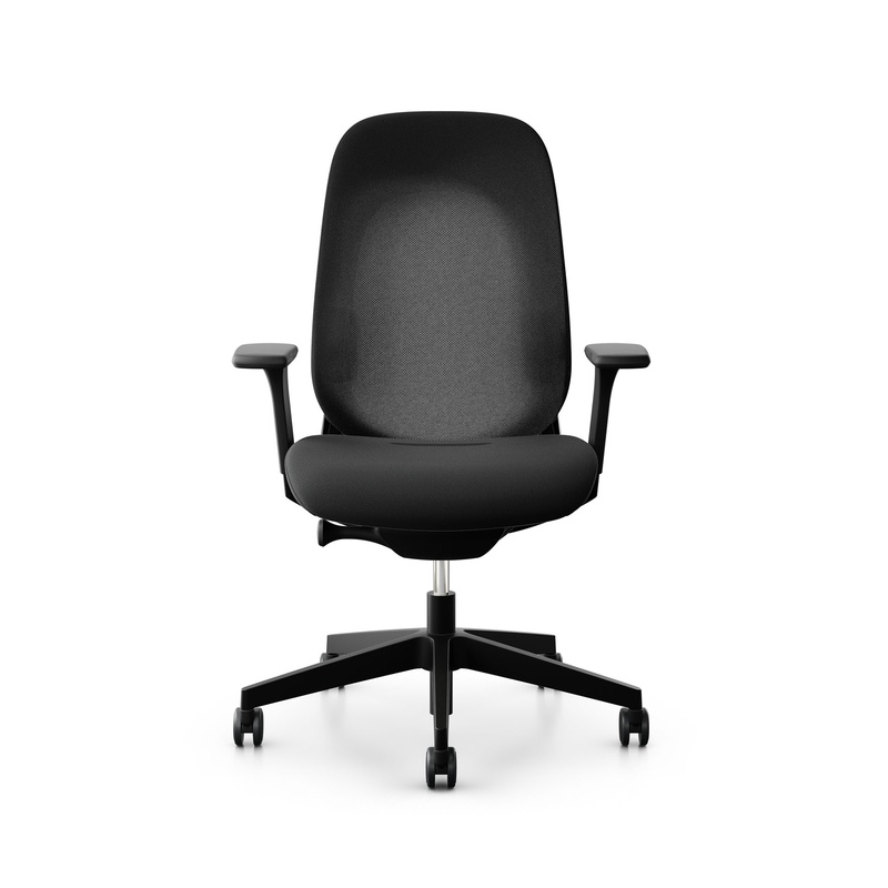 Image of Giroflex office chair 40-4049 with 3D armrests, Black/Black, New, Ergonomic chair - ideal for flexible working