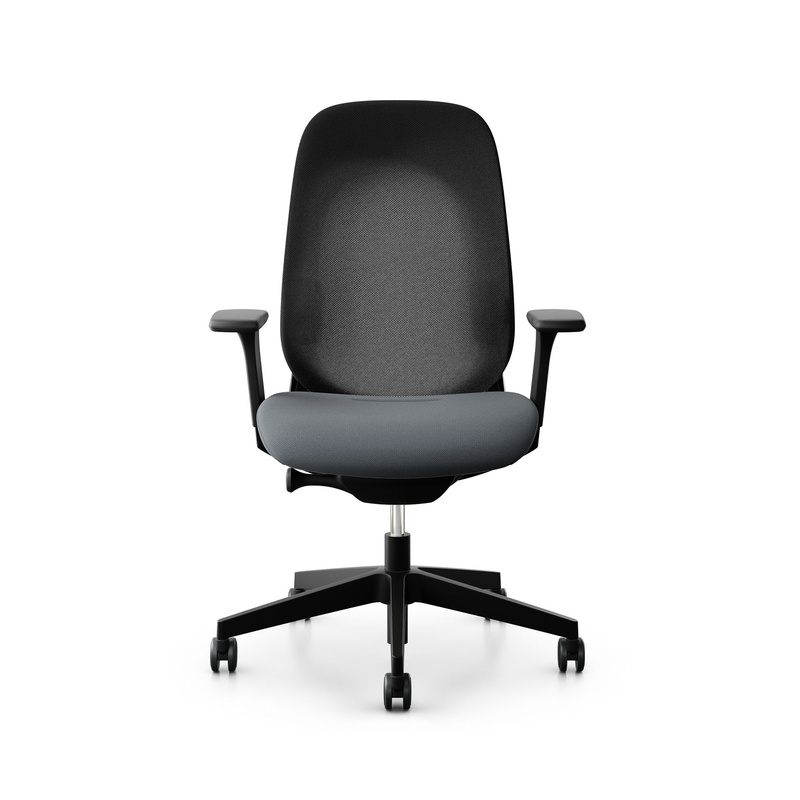 Image of Giroflex office chair 40-4049 with 3D armrests, Gray/Black, New, Ergonomic chair - ideal for flexible working