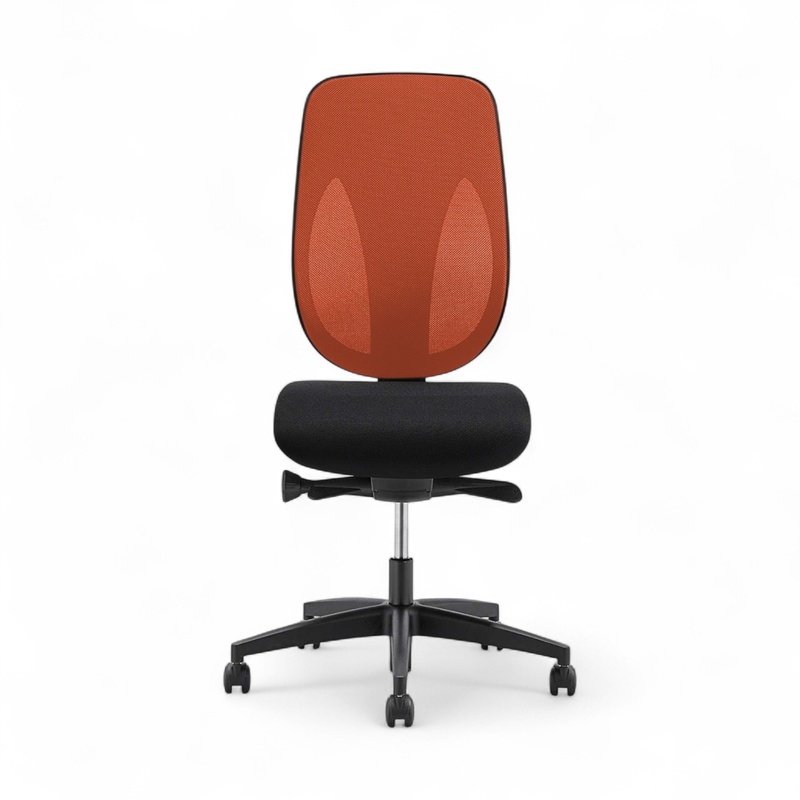 Image of Swivel chair Giroflex 353-4029 without headrest & without armrests Orange/Black, New, Ergonomic chair - ideal for flexible working