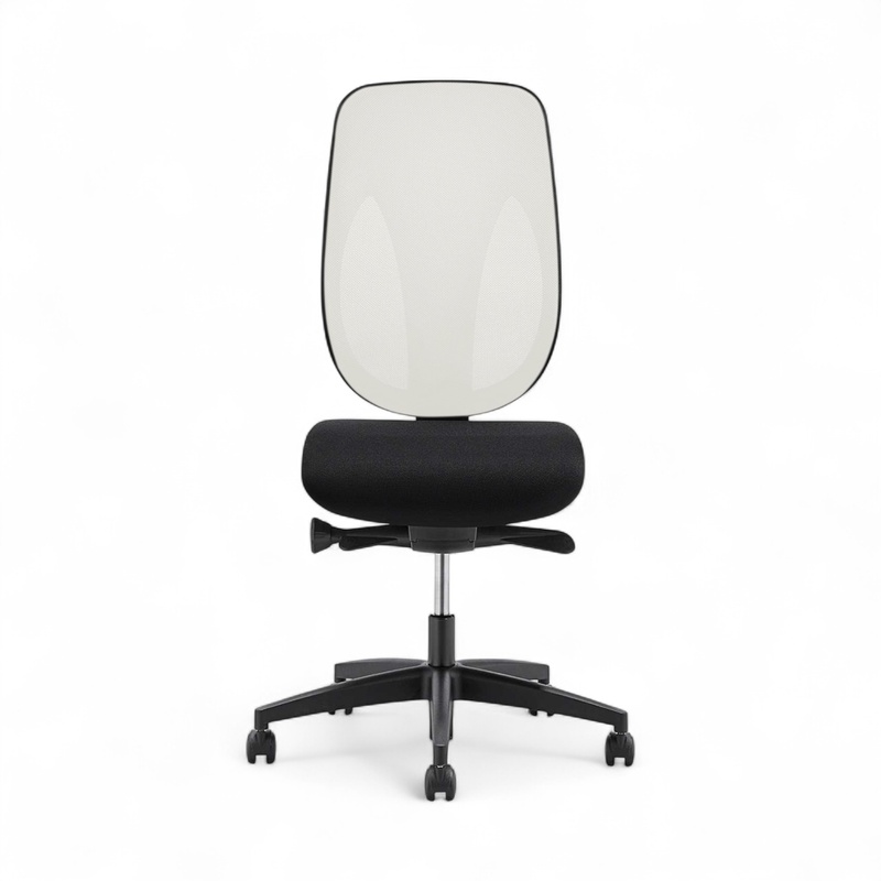 Image of Swivel chair Giroflex 353-4029 without headrest & without armrests White/Black, New, Ergonomic chair - ideal for flexible working
