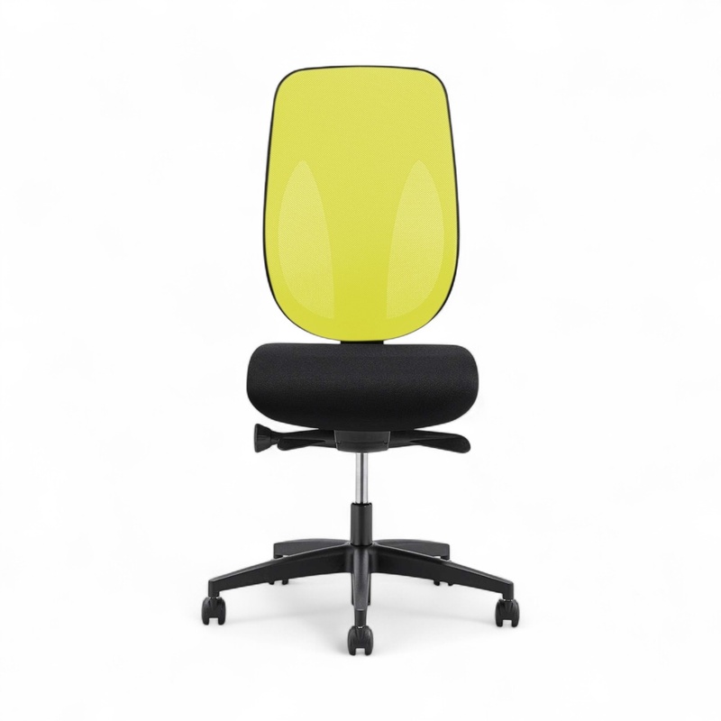 Image of Swivel chair Giroflex 353-4029 without headrest & without armrests Yellow/Black, New, Ergonomic chair - ideal for flexible working