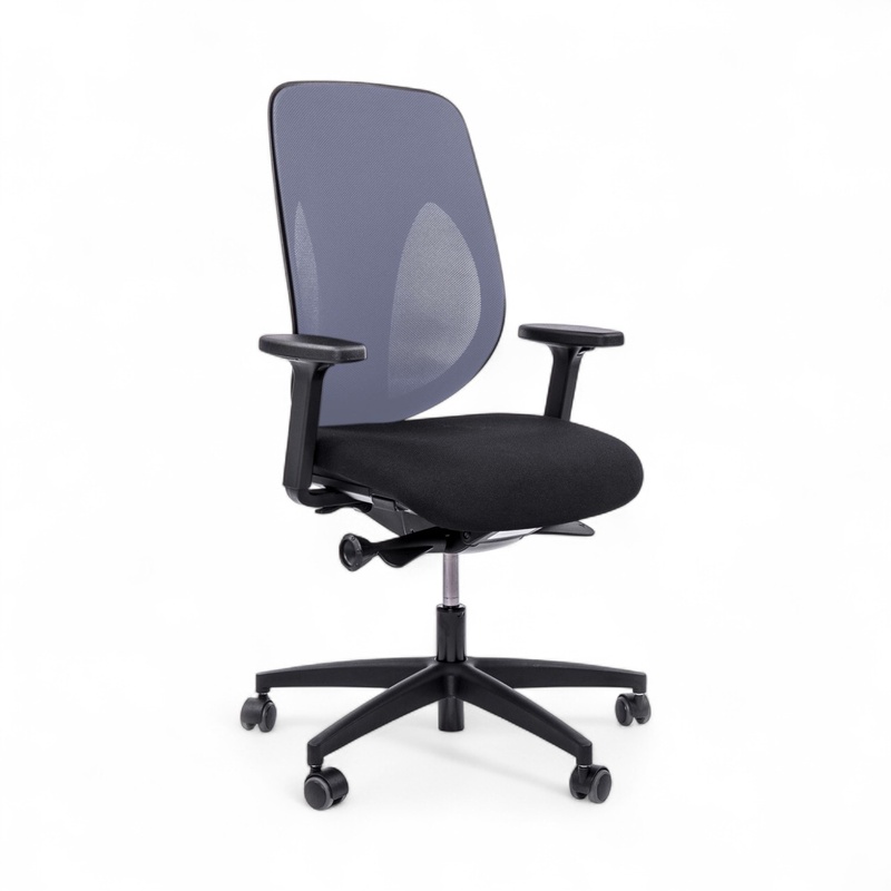 Image of Swivel chair Giroflex 353-4029 without headrest & with 2D armrests Purple/Black, New, Ergonomic chair - ideal for flexible working