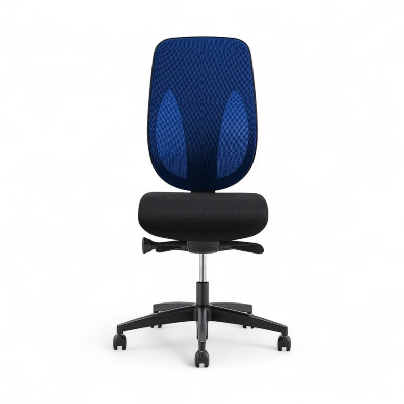 Image of Swivel chair Giroflex 353-4029 without headrest & without armrests Blue/Black, New, Ergonomic chair - ideal for flexible working