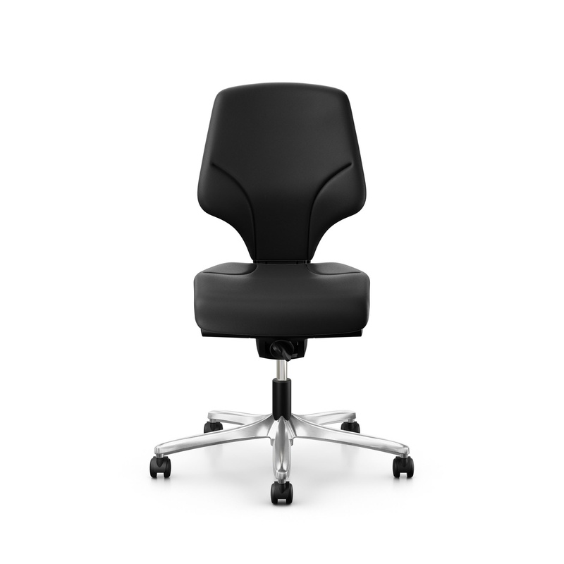 Image of Giroflex 64-3078 LAB laboratory chair without armrests, Black/Chrome-plated, New, Ergonomic chair - ideal for flexible working