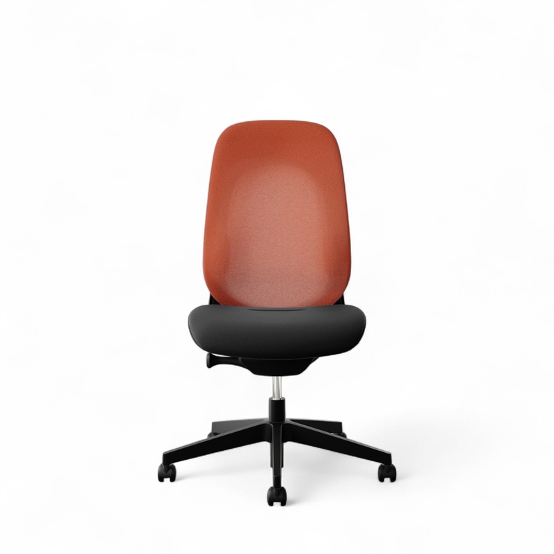 Image of Office swivel chair Giroflex 40-4049 without armrests, Orange/Black, New, Ergonomic chair - ideal for flexible working