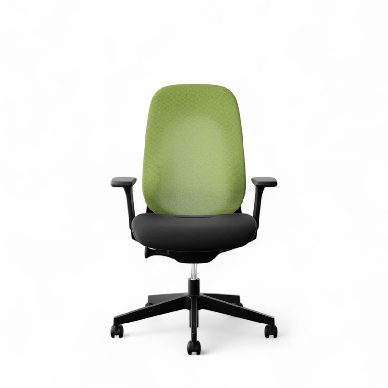 Image of Office swivel chair Giroflex 40-4049 with 3D armrests, Green/Black, New, Ergonomic chair - ideal for flexible working