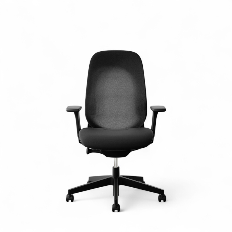 Image of Office swivel chair Giroflex 40-4049 with 3D armrests, Black/Black, New, Ergonomic chair - ideal for flexible working