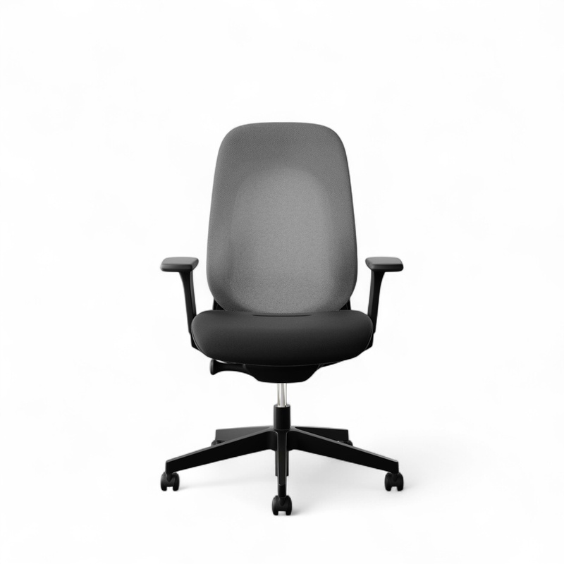 Image of Office swivel chair Giroflex 40-4049 with 3D armrests, Gray/Black, New, Ergonomic chair - ideal for flexible working
