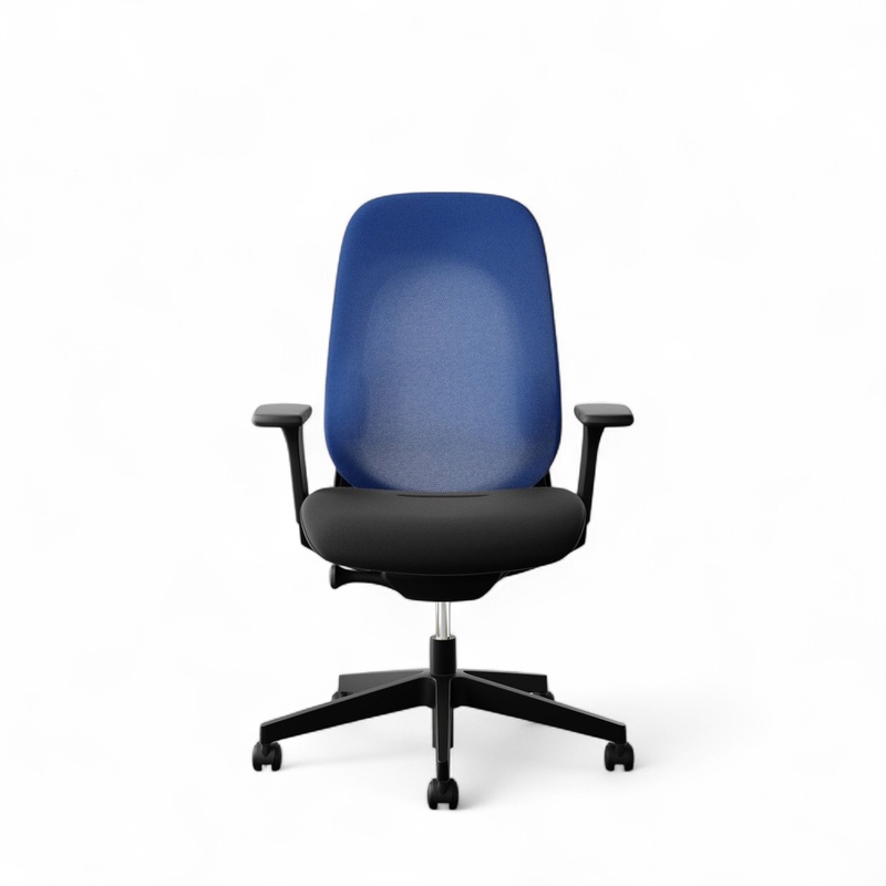 Image of Office swivel chair Giroflex 40-4049 with 3D armrests, Blue/Black, New, Ergonomic chair - ideal for flexible working