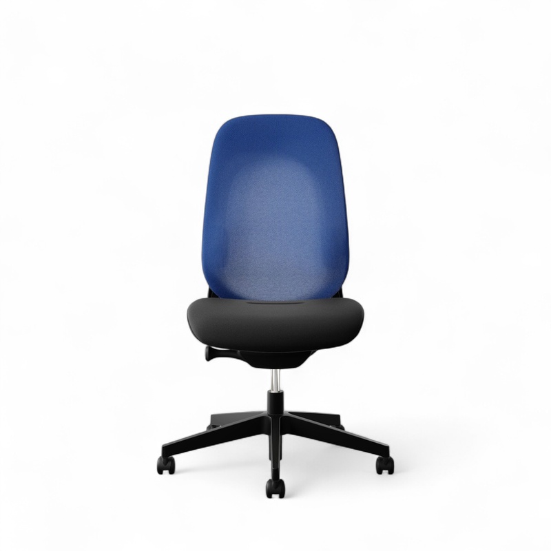 Image of Office swivel chair Giroflex 40-4049 without armrests, Blue/Black, New, Ergonomic chair - ideal for flexible working