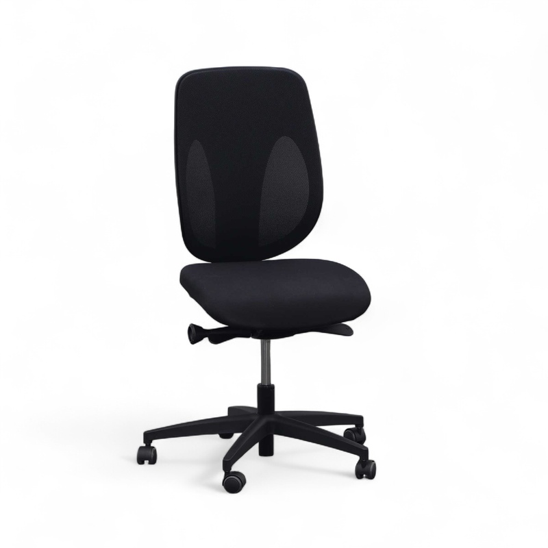 Image of Swivel chair Giroflex 353-4029 without headrest & without armrests Black/Black, Very good, Ergonomic chair - ideal for flexible working