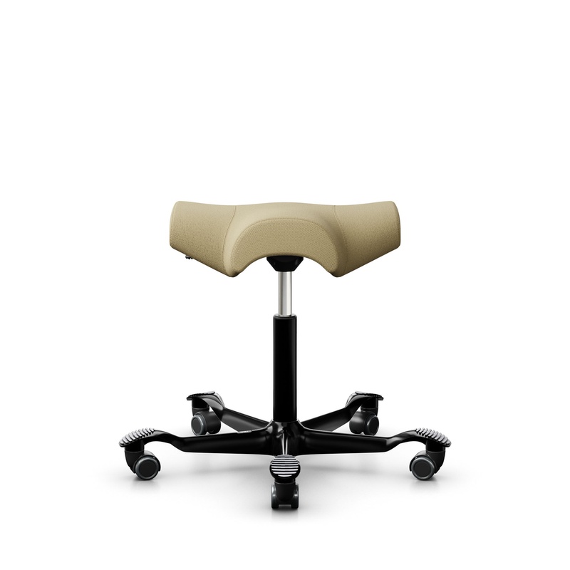 Image of Saddle stool HAG Capisco 8105 Yellow/Black, New, Dynamic sitting - ideal for healthy sitting