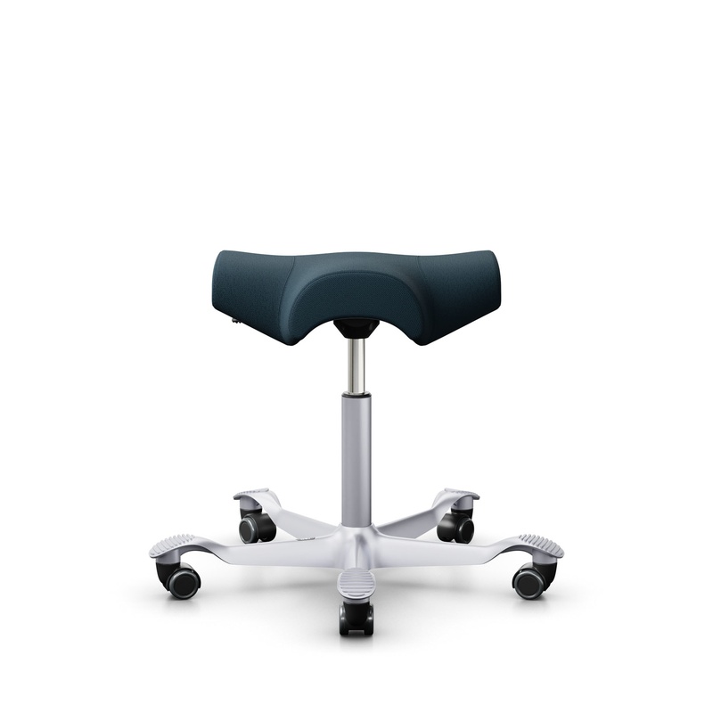 Image of Saddle stool HAG Capisco 8105 Blue/Silver gray, New, Dynamic sitting - ideal for healthy sitting