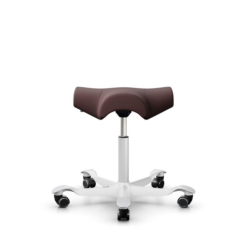 Image of Saddle stool HAG Capisco 8105 Brown/White, New, Dynamic sitting - ideal for healthy sitting