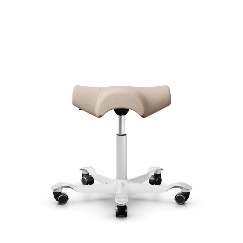 Image of Saddle stool HAG Capisco 8105 Beige/White, New, Dynamic sitting - ideal for healthy sitting