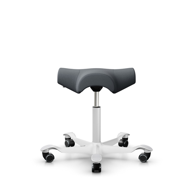 Image of Saddle stool HAG Capisco 8105 Gray/White, New, Dynamic sitting - ideal for healthy sitting