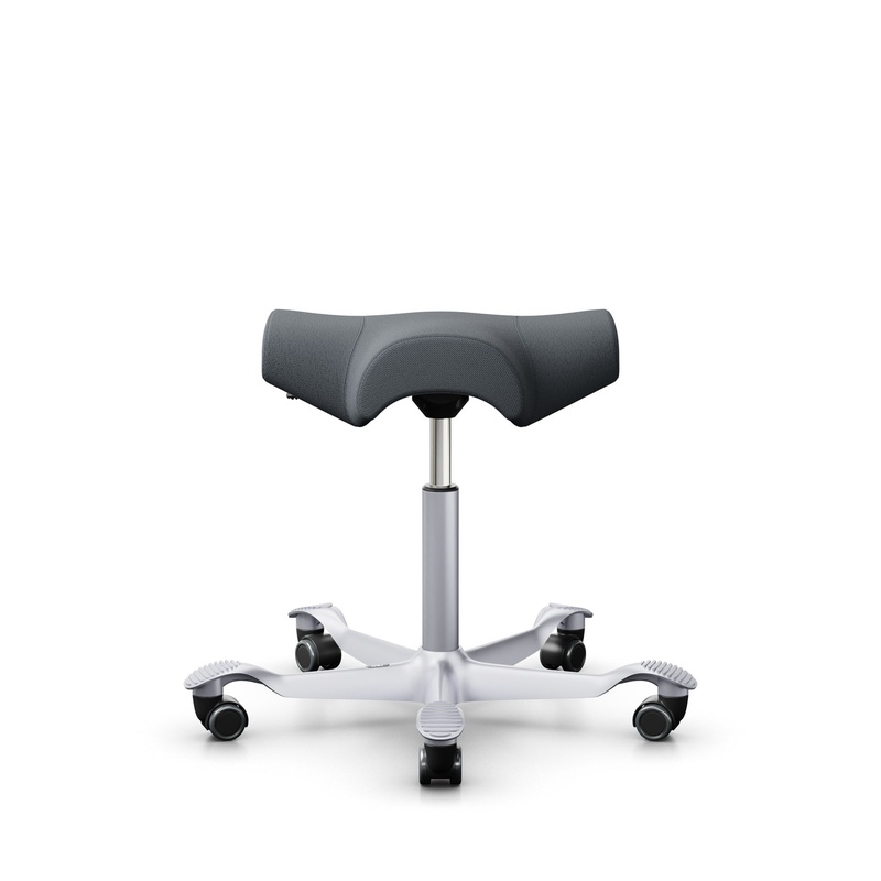 Image of Saddle stool HAG Capisco 8105 Gray/Silver gray, New, Dynamic sitting - ideal for healthy sitting