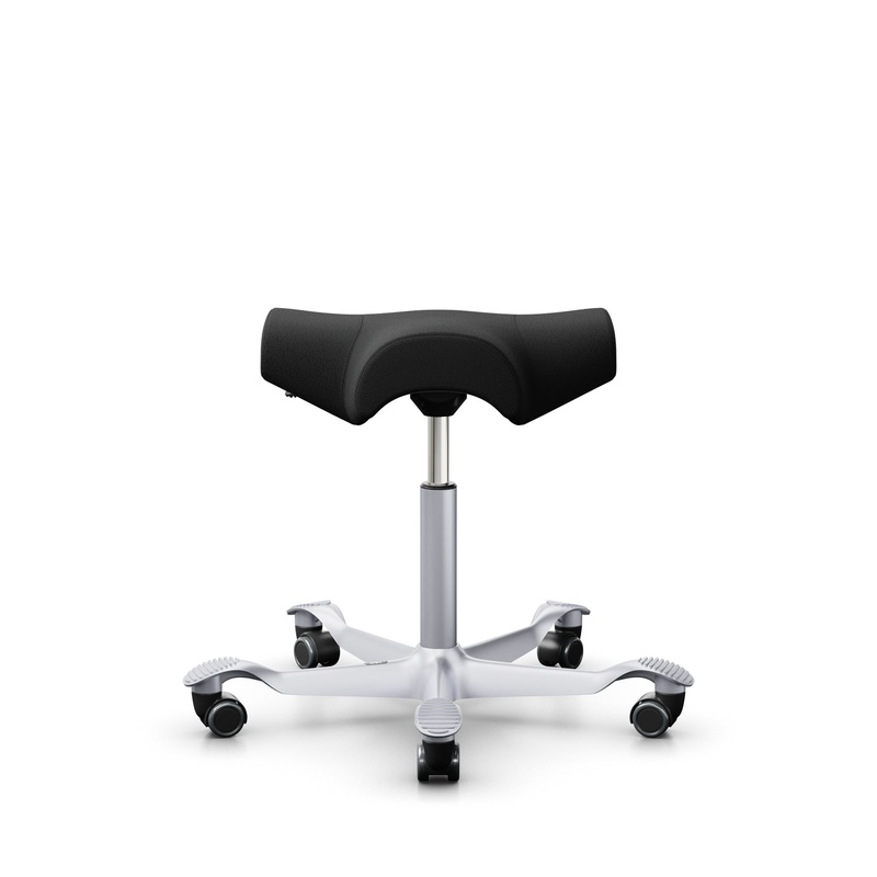 Image of Saddle stool HAG Capisco 8105 Black/Silver gray, New, Dynamic sitting - ideal for healthy sitting