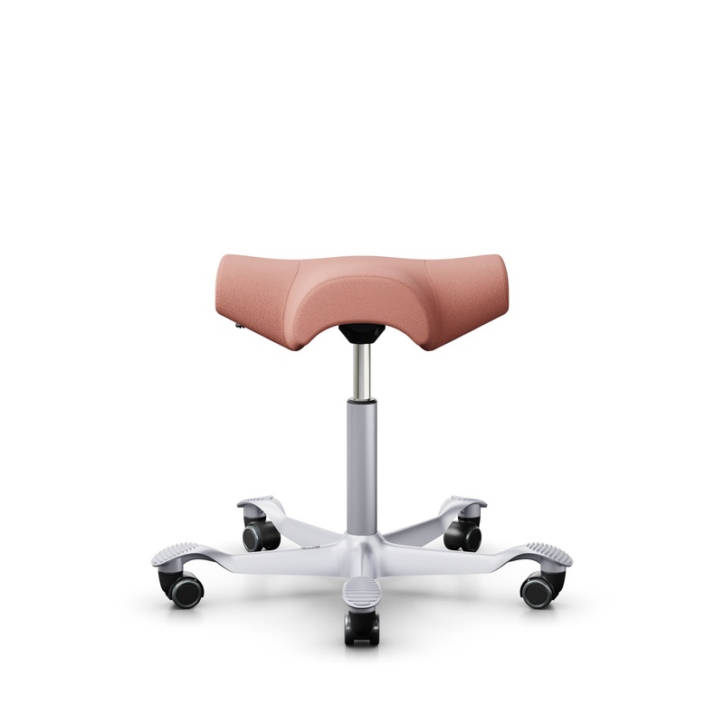 Image of Saddle stool HAG Capisco 8105 Pink/Silver gray, New, Dynamic sitting - ideal for healthy sitting