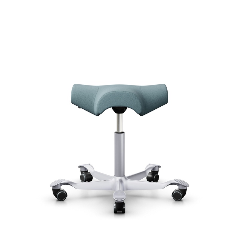 Image of Saddle stool HAG Capisco 8105 Light blue/Silver gray, New, Dynamic sitting - ideal for healthy sitting