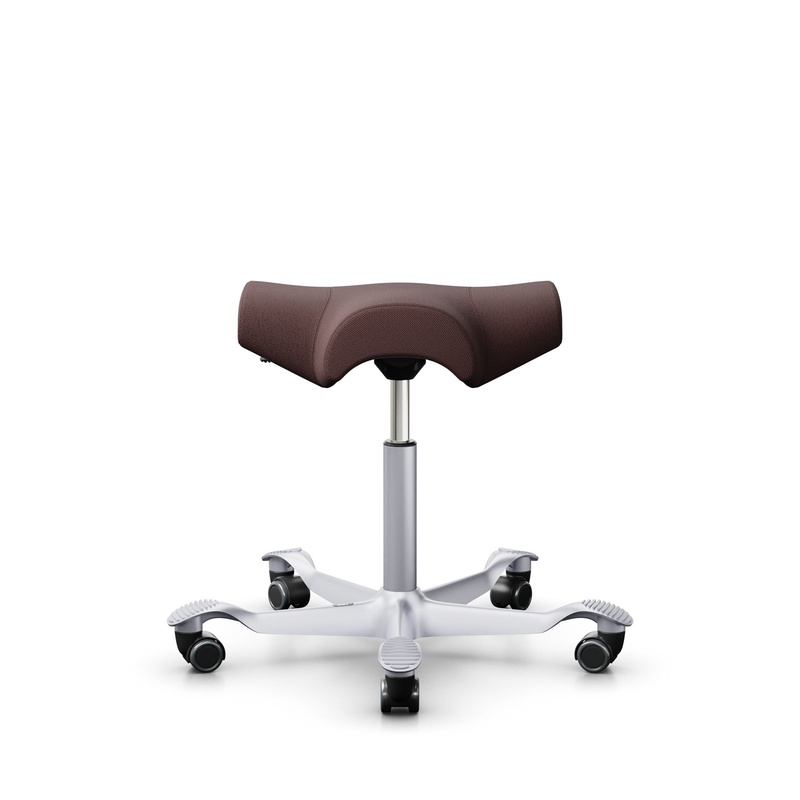 Image of Saddle stool HAG Capisco 8105 Brown/Silver gray, New, Dynamic sitting - ideal for healthy sitting