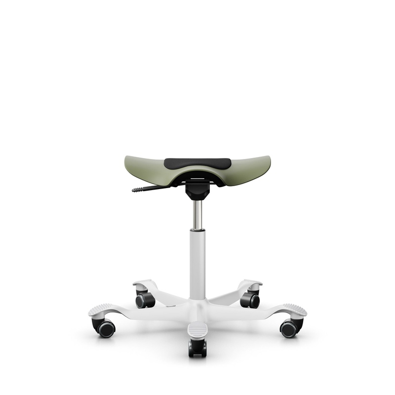 Image of Saddle stool HAG Capisco Puls 8001 Green/White, New, Dynamic sitting - ideal for healthy sitting