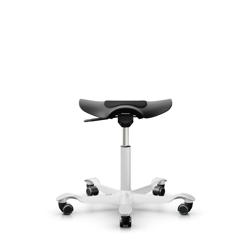 Image of Saddle stool HAG Capisco Puls 8001 Black/White, New, Dynamic sitting - ideal for healthy sitting
