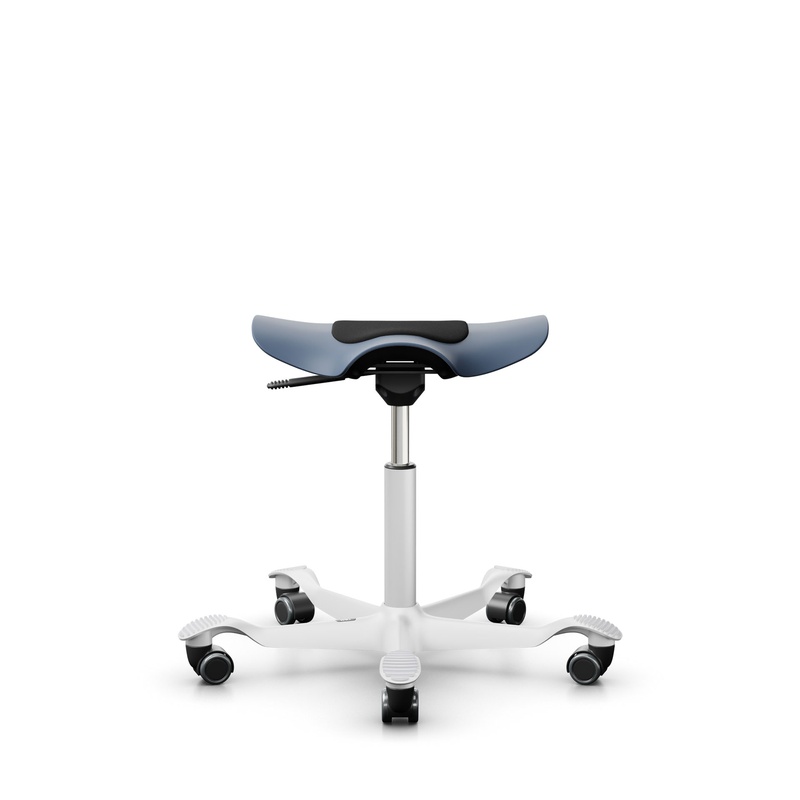 Image of Saddle stool HAG Capisco Puls 8001 Blue/White, New, Dynamic sitting - ideal for healthy sitting