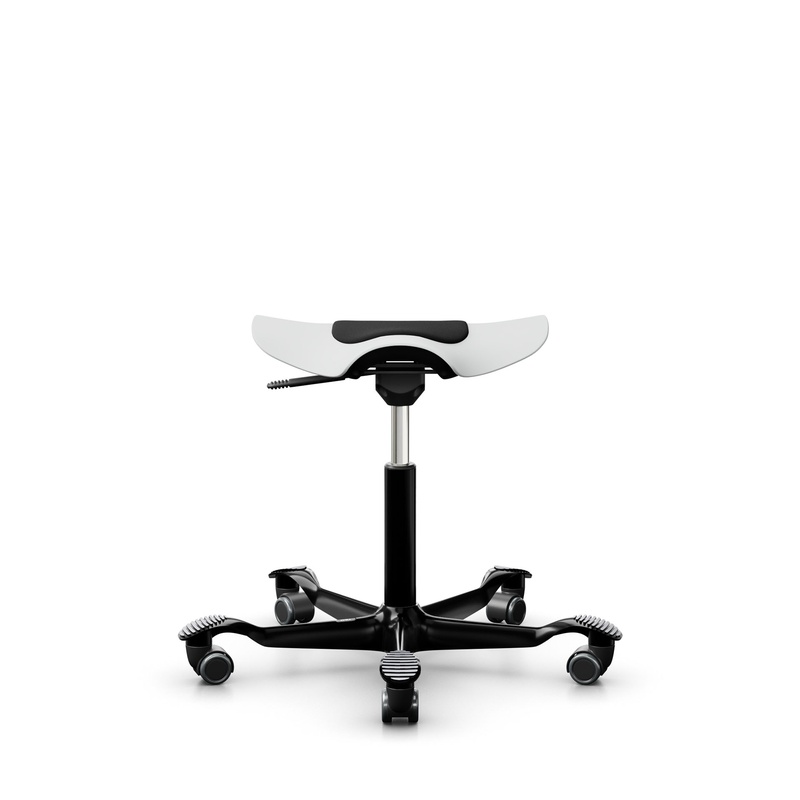 Image of Saddle stool HAG Capisco Puls 8001 White/Black, New, Dynamic sitting - ideal for healthy sitting
